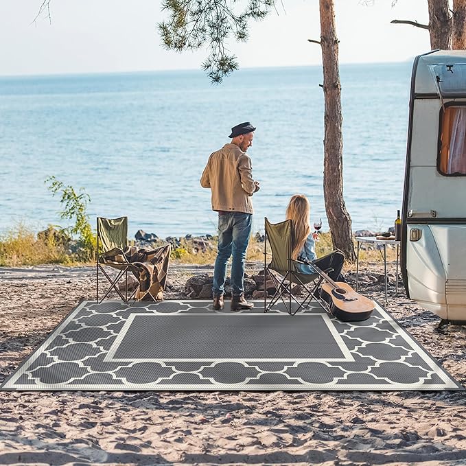 GENIMO 6' x 9' Outdoor Rug Waterproof - Image 4