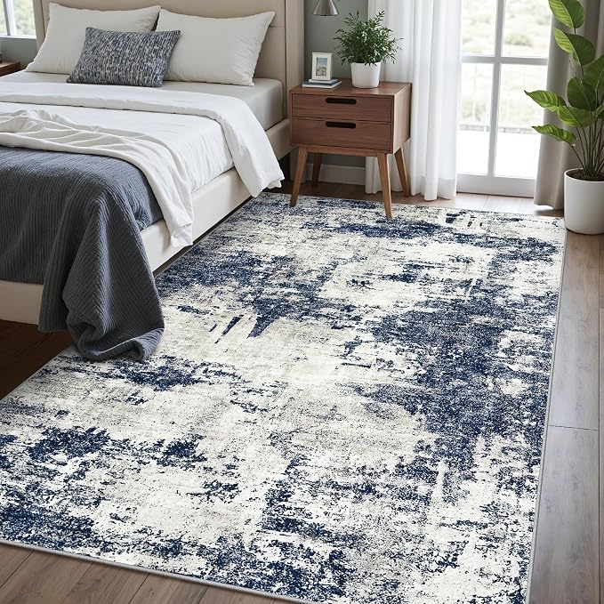 Washable Rug 6x9 Area Rugs: Soft Large Living Room Rug - Image 2