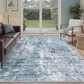 Soalmost 7x9 Area Rug for Living Room Washable Abstract Vintage Soft Thin by Soalmost