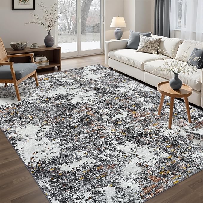Area Rug Living Room Rugs: 5x7 Washable Rug by Tosuoka
