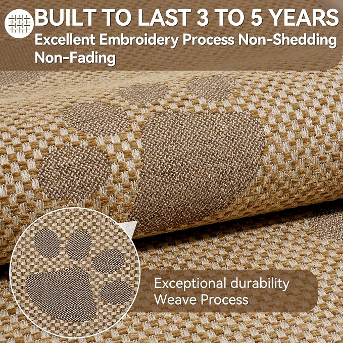 YDKGL Non-Slip Kitchen Mats for Floor, Soft Woven Linen Embroidery Kitchen - Image 7