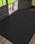Color&Geometry Ultra Thin Indoor Door Mat 48"x72", Non Slip Rubber Backed Dirt by COLORG