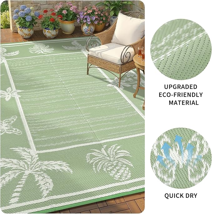Garvee Outdoor Rug 9x12 Waterproof - Image 8