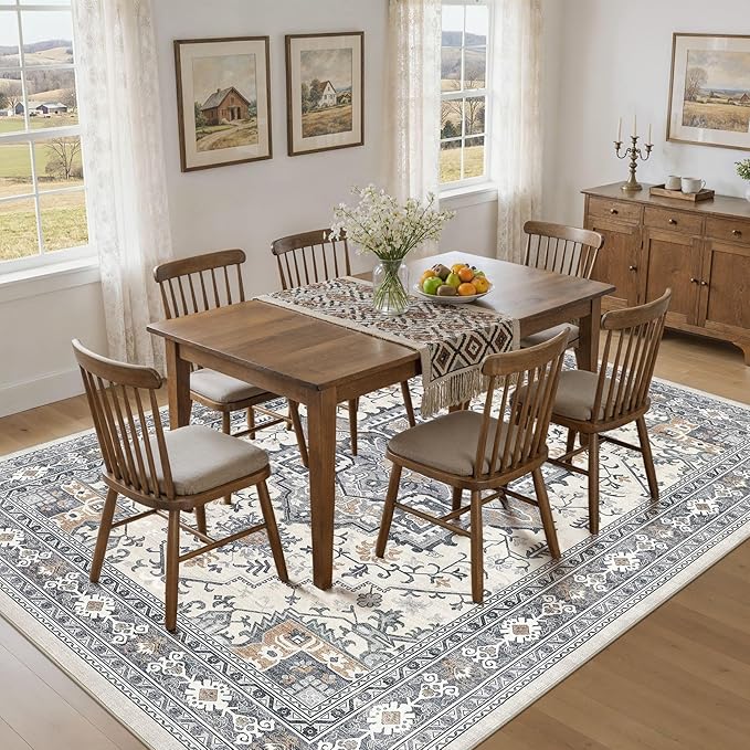 UERMEI 10x12 Area Rug Living Room Rugs - Image 5