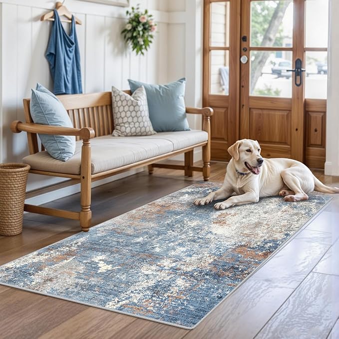 3x5 Washable Kitchen Rug – Non-Slip Rubber Backed Small Area Rug - Image 3