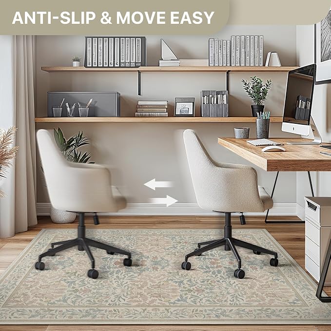 48"x72" Office Chair Mat for Hardwood Tile Floor, Under Desk Carpet Protector - Image 5