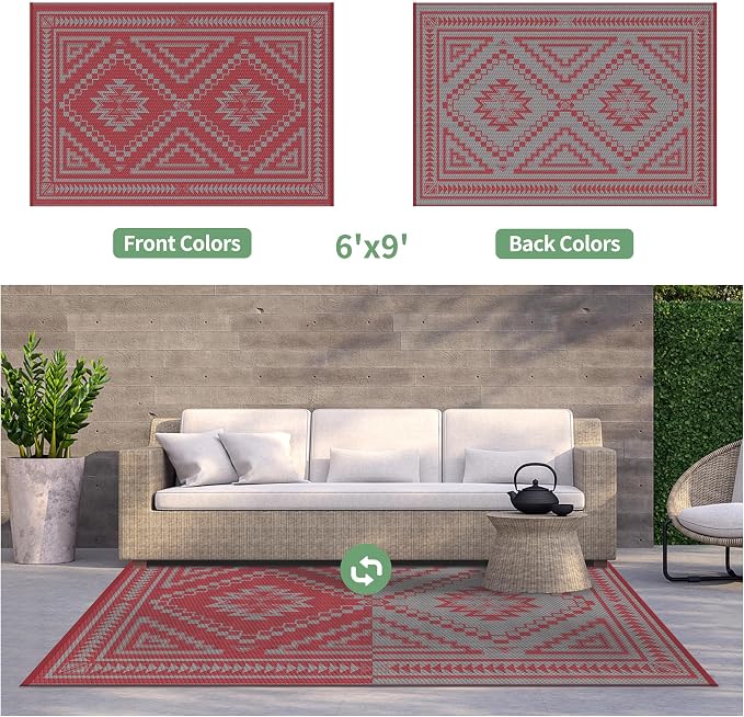 GENIMO Outdoor Rug for Patio Clearance - Image 4