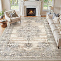 Washable 7x9 Area Rug for Living Room by JessibouAreaRug