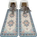 Hompet Cat Litter Mat 2 Pack, 20x60 Large Machine Washable Trapping Mats by Hompet