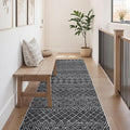 Moroccan 2'6"x8' Hallway Runner Rug: Washable Non Slip Soft Rugs by BYYVOORugsforYourHome