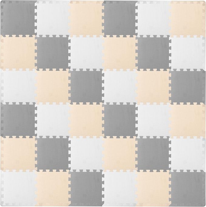 ProSource Baby Play Mat, Soft Foam Floor Tiles by PROSOURCE