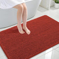 OLANLY Large Bathroom Rugs 44x32, Soft Absorbent Chenille Bath Rugs, Rubber by OLANLY