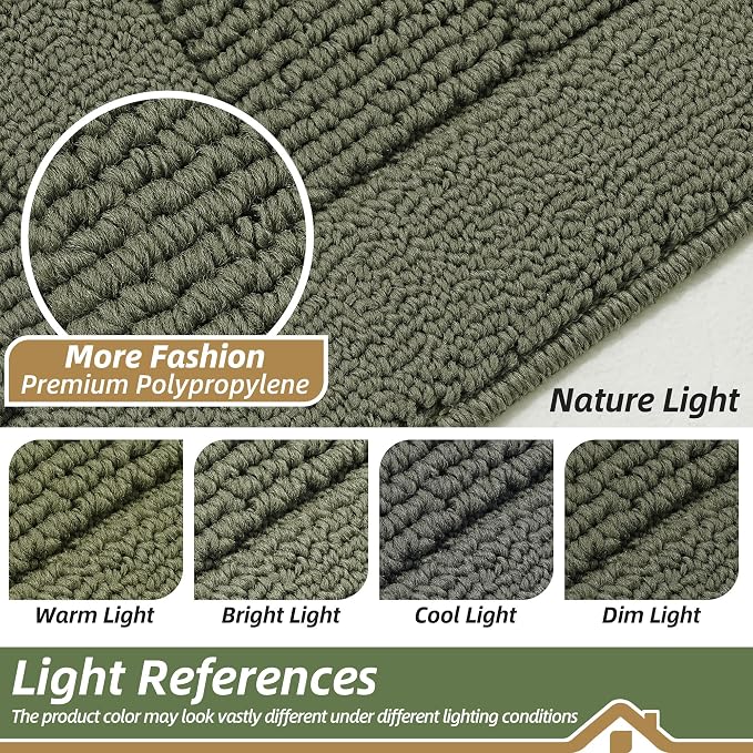 BEQHAUSE 24x60 Inch Kitchen Rugs Non-Slip Washable Kitchen Mats - Image 8