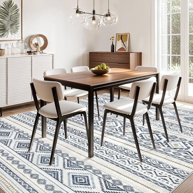 cotiled 7x10 Area Rugs Living Room Rug: Washable Boho Rugs - Image 5