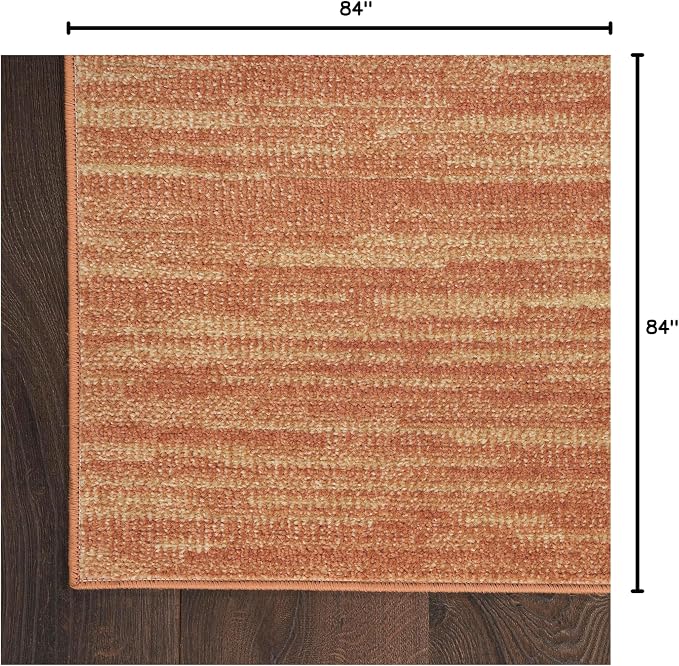 Nourison Home Nourison Essentials Rust 7' x Square Area Rug - Image 2