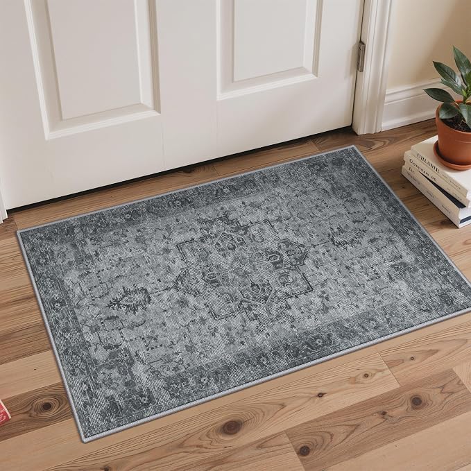 GENIMO Kitchen Rugs Non Slip Washable, 2’x3’ Entry Rugs Door Mat, Kitchen Mats by GENIMO