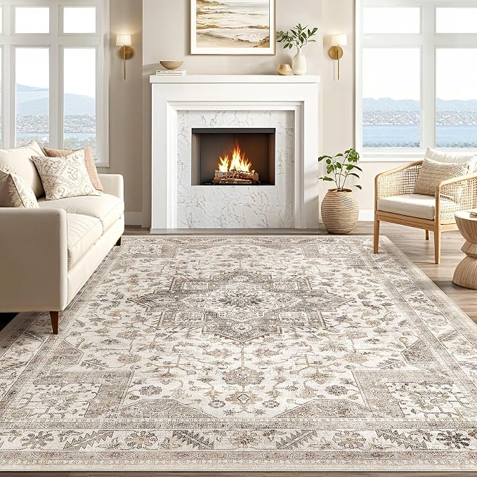 Vintage Living Room Area Rug 12x15 - Image 5