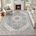 7x9 Washable Area Rug, Large Rugs by JessibouAreaRug