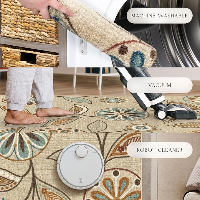 Maples Rugs Reggie Floral Kitchen Rug - Image 9