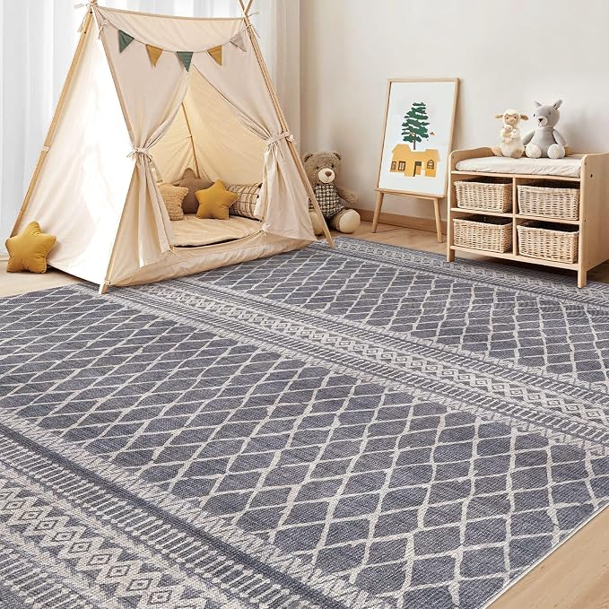 cotiled 5x7 Area Rugs Living Room Rug: Washable Boho Rugs - Image 7