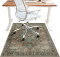 36"x48" Office Chair Mat for Hardwood Tile Floor, Under Desk Carpet Protector by BESBLEE