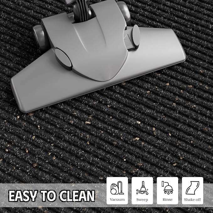 Front Door Mat Indoor Outdoor Entrance, Non-Slip Backing Large Door Mat Indoor - Image 7