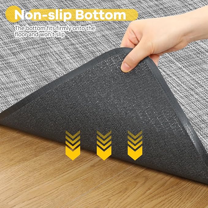 BesWin Large Office Chair Mat for Hardwood Floor, Heavy Duty PVC Floor - Image 5