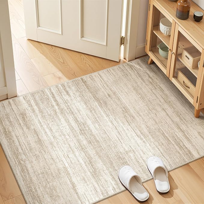3x4 Washable Area Rug for Entryway, Soft Kitchen Rugs Non Slip for Dining Room - Image 3