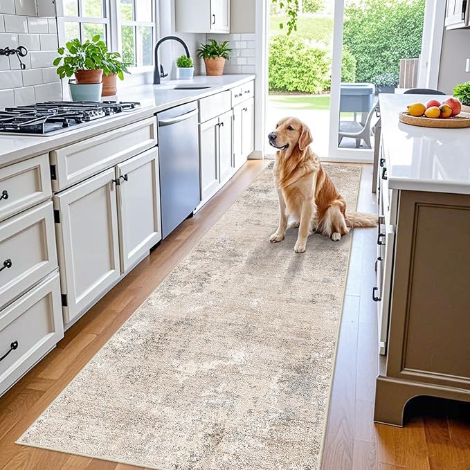 2x10 Washable Hallway Runner Rug – Non-Slip Long Carpet Runner by BYYVOORugsforYourHome