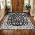 Square Rugs 5x5 Washable for Entryway: Non Slip Indoor Foot Carpet for Living by BYYVOORugsforYourHome