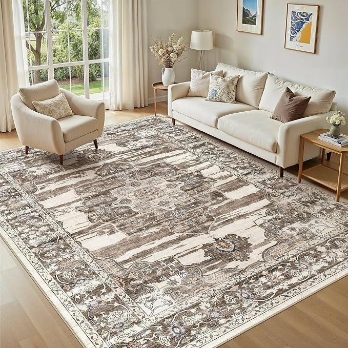 Washable 6x9 Area Rug for Living Room - Image 5