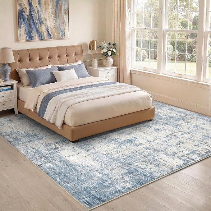 8x10 Area Rugs Washable Living Room Rug-No Slip Soft Carpets Modern Abstract - Image 5