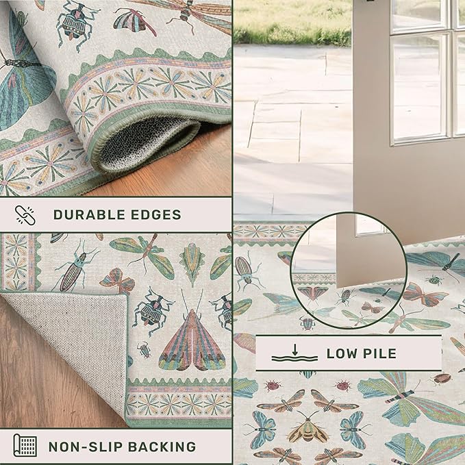 Hazo Haus Mint Green Washable Bathroom Rug - Image 5