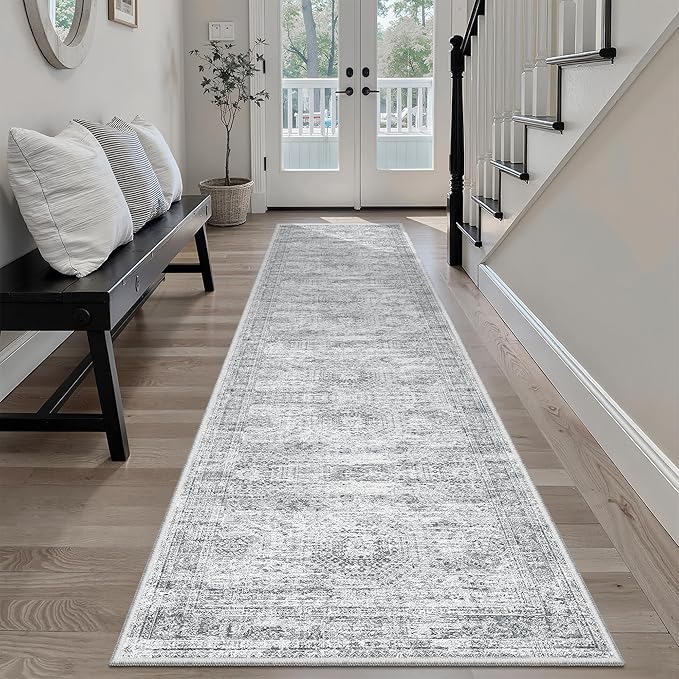 Soalmost Runner Rug 2'x8' Washable Non-Slip Runner Rugs - Image 2