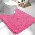OLANLY Toilet Rugs U-Shaped 24x24, Extra Soft Absorbent Chenille Contour by OLANLY