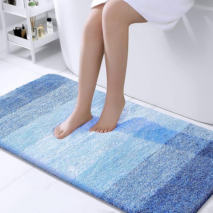 OLANLY Large Bathroom Rugs Mat 40x24, Extra Soft Absorbent Microfiber Bath Rugs by OLANLY
