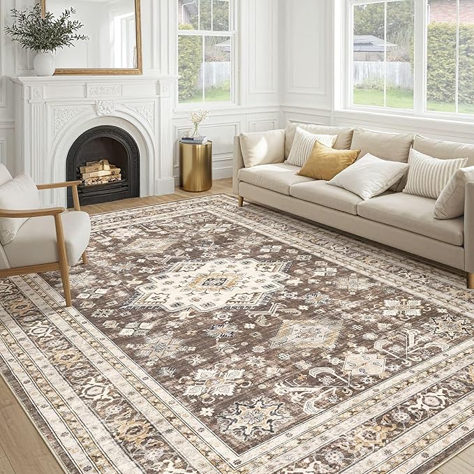 Vintage Living Room Area Rug 8x10 by COTILED