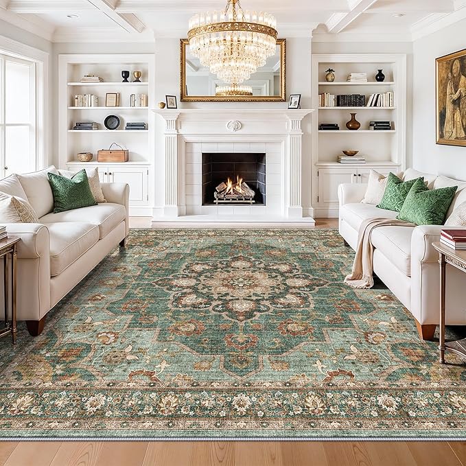 TOPRUUG Washable Oriental Area Rug by TOPRUUG