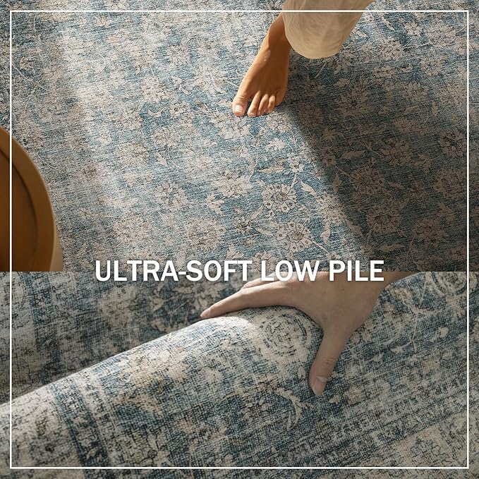 Machine Washable Rug Runners for Hallways: 2'6"x8' Kitchen Rugs Stain Resistant - Image 5