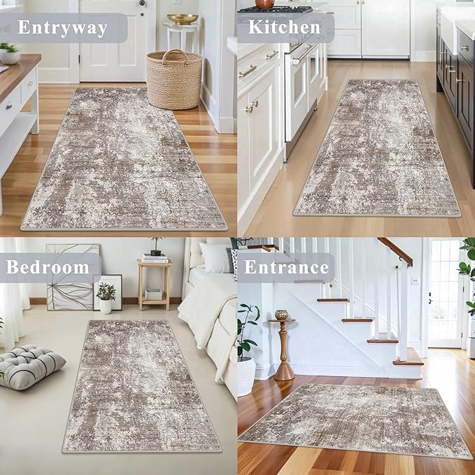 3x5 Washable Entryway Rug – Non-Slip Rubber Backed Small Area Rug - Image 5