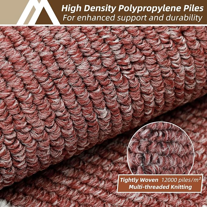 COSY HOMEER Kitchen Rugs Non-Slip 20x30/20x48 Inch Thick Polypropylene Standing - Image 2
