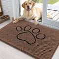 OLANLY Dog Door Mat for Muddy Paws 36x24, Paw Print Design, Absorbs Moisture by OLANLY