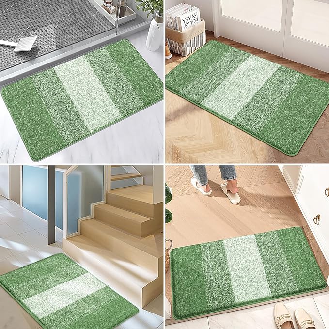 Kitinjoy Indoor Outdoor Door Mat, 45x27 Non-Slip Absorbent Dirt Trapper - Image 6