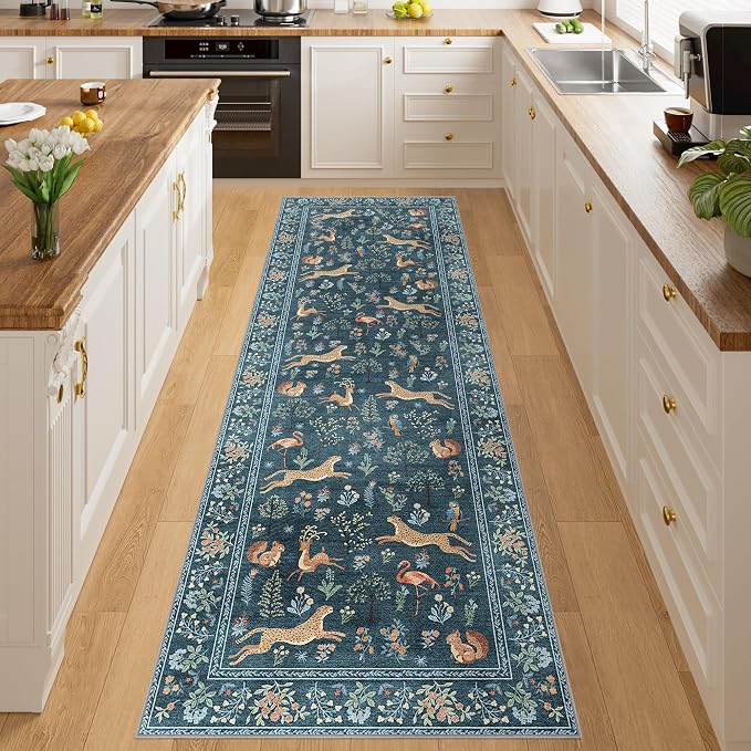 DUKINO 2x6 Rug for Hallway, Washable Kitchen Runner Rug - Image 5
