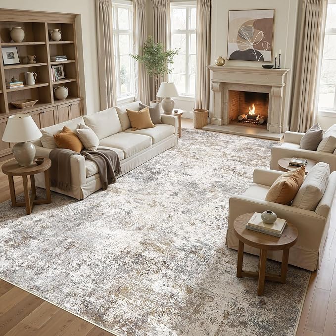 UERMEI 10x11 Area Rug Living Room Rugs - Image 3