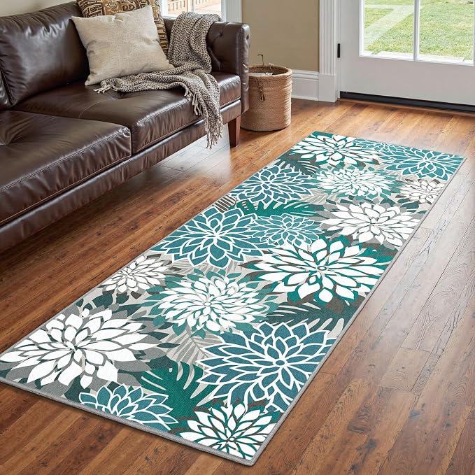 Colorful 2x6 Washable Runner Rug - Image 7