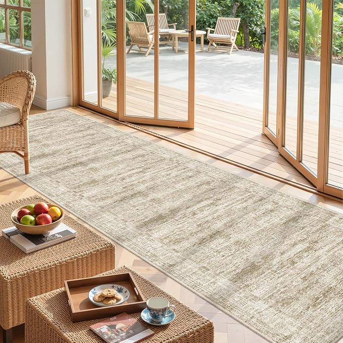 Washable Runner Rug 2.5x12, Non-Slip Long Bathroom Rugs Runner - Image 3