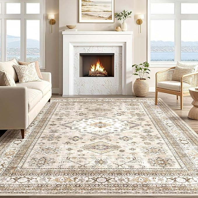 Vintage Living Room Area Rug 12x15 - Image 5