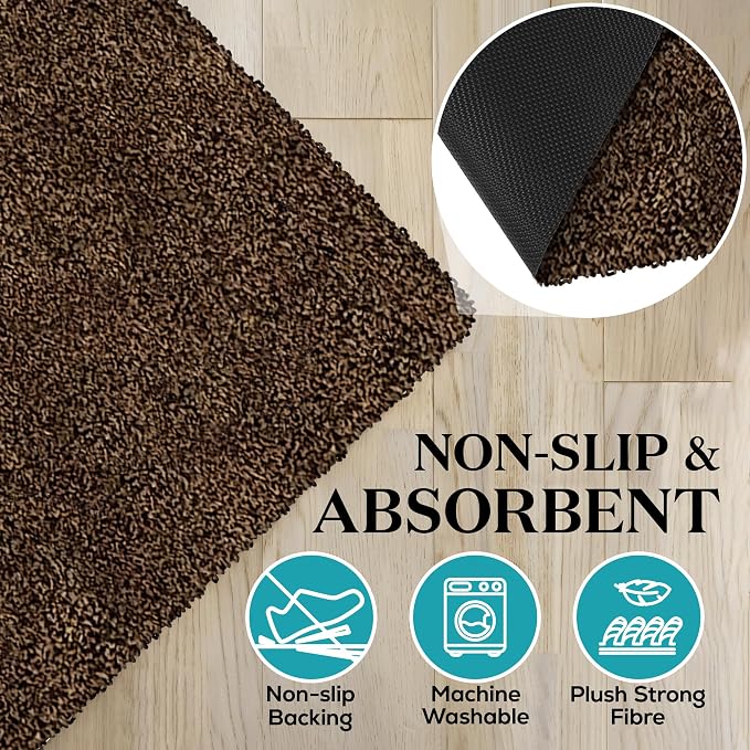 Premium Polyester Indoor Door Mat – 32"x48" Washable Entry Mat, Waterproof - Image 4