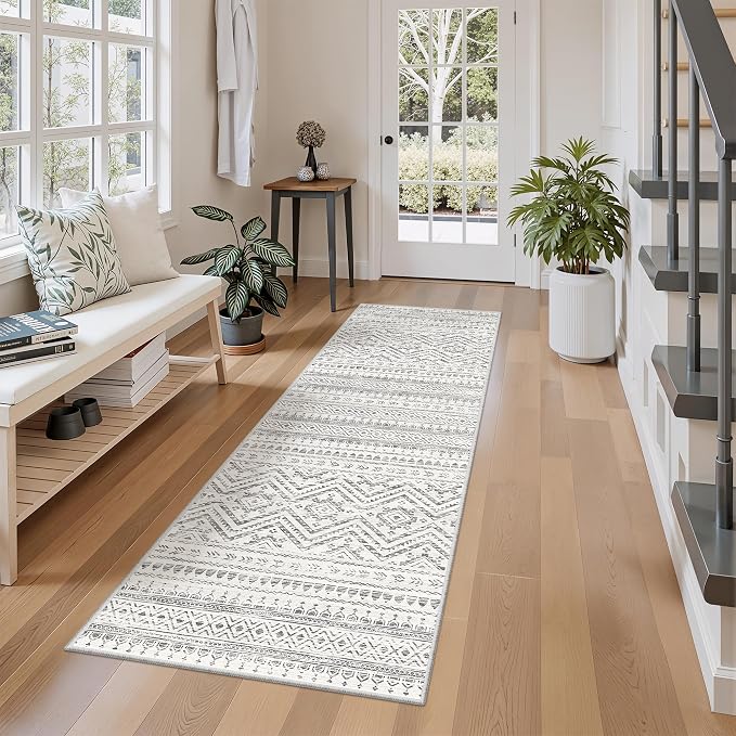 Miukiki 2x6 Hallway Runner Rug Moroccan Washable Kitchen Rug Non Slip Indoor - Image 7